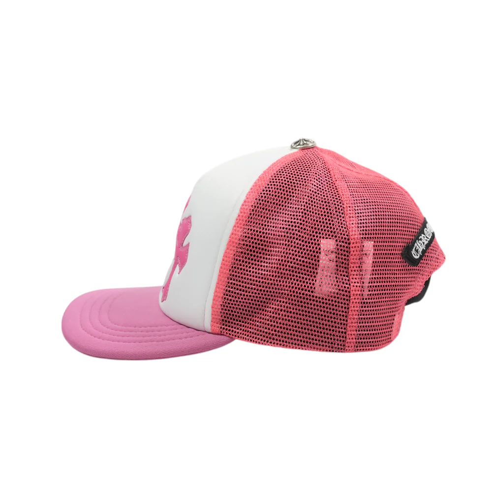 TRUCKER CAP トラッカーキャップ 3セメタリーレザーパッチメッシュ帽子 - Image 2