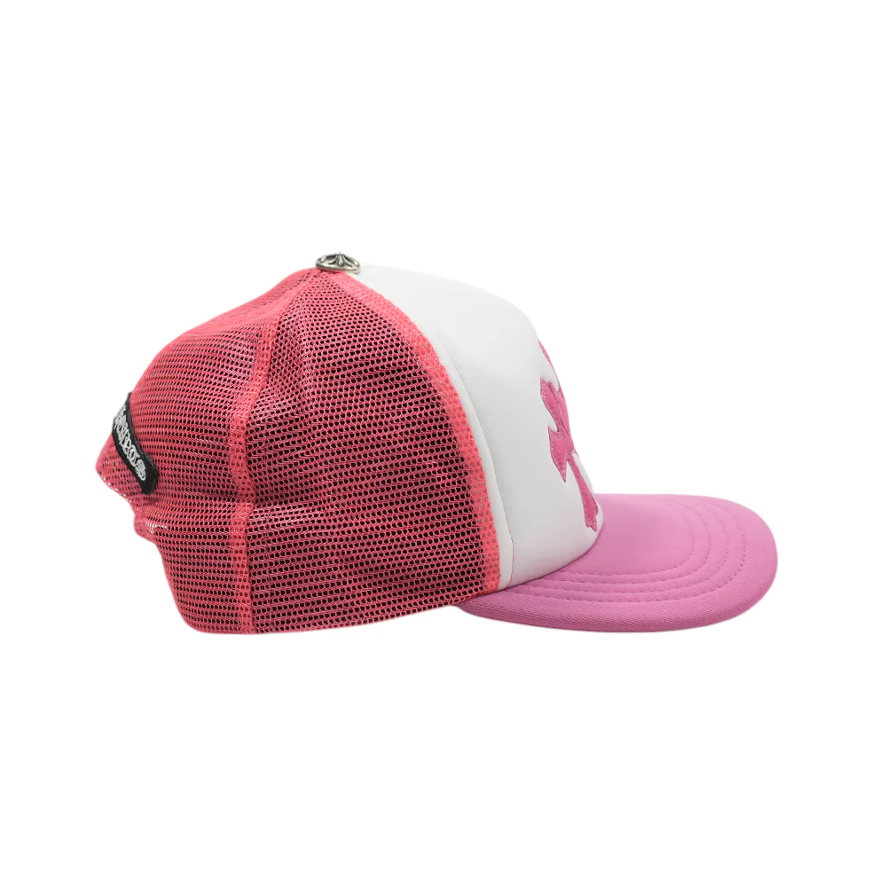 TRUCKER CAP トラッカーキャップ 3セメタリーレザーパッチメッシュ帽子 - Image 3