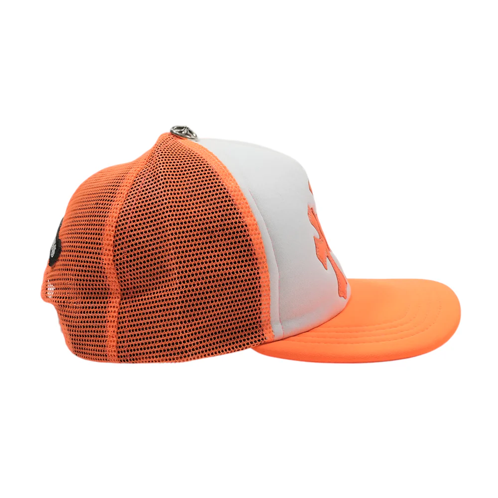 TRUCKER CAP トラッカーキャップ 3セメタリーレザーパッチメッシュ帽子 - Image 3