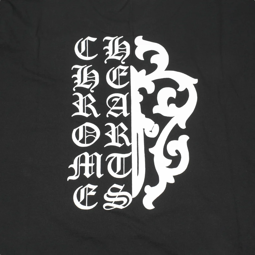 CH L S 1 バックダガー英字プリント長袖カットソー XXL - Image 5