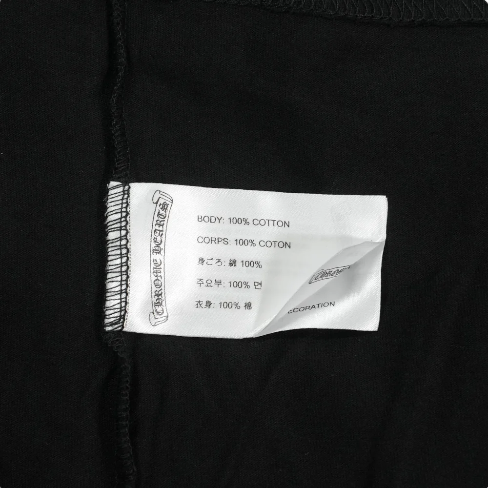 CH L S 1 バックダガー英字プリント長袖カットソー XXL - Image 7