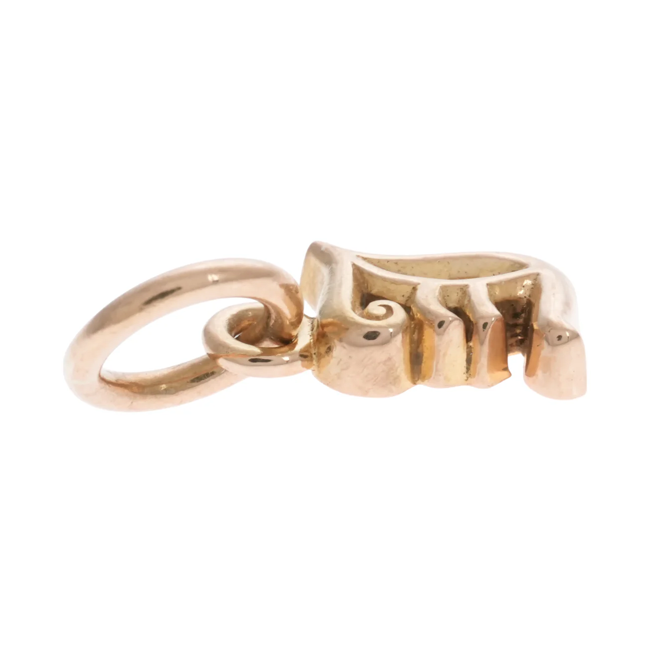 22K イニシャルスタック 【J】ALPHABET STACK 【ゴールドネックレストップ チャーム】 - Image 3