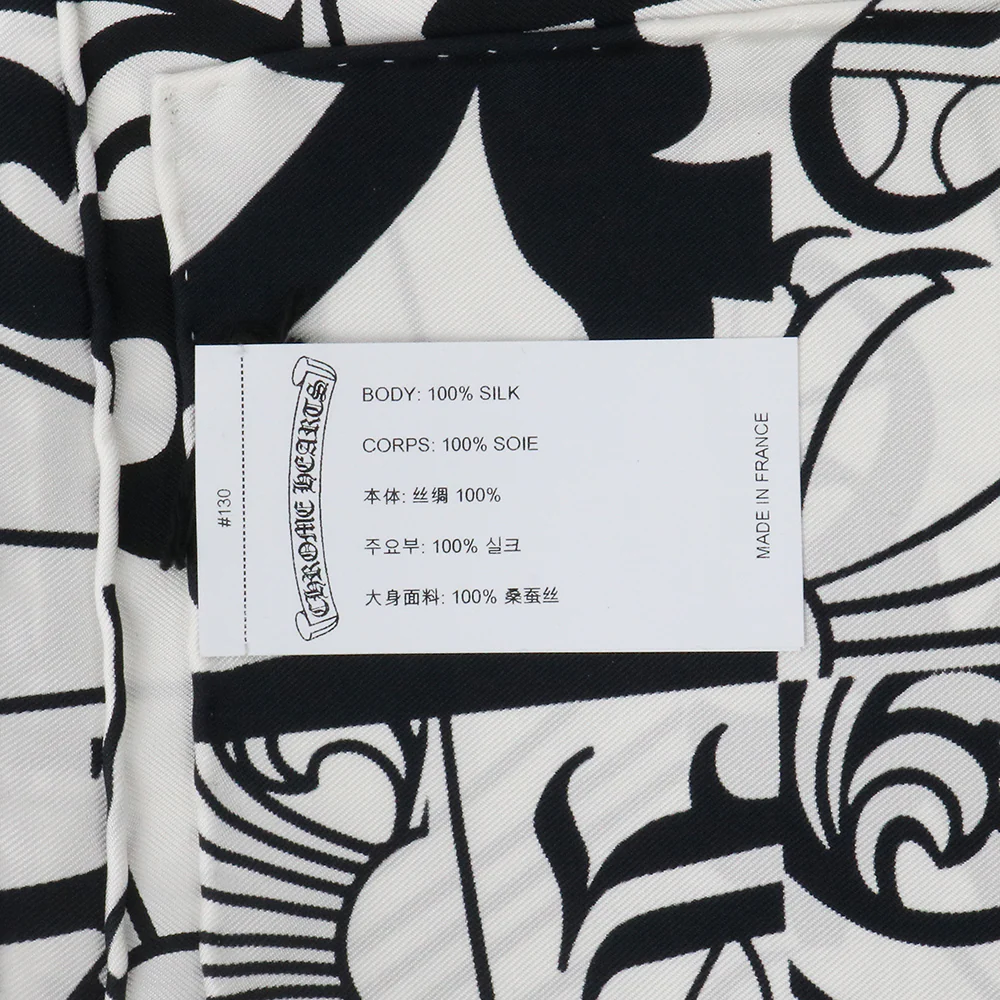 CH総柄シルク大判スカーフ - Image 5