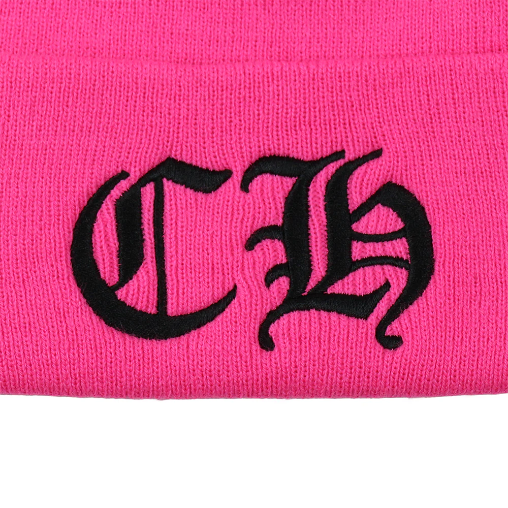 WOOL WATCH CAP CHロゴステッチビーニーニットキャップ帽子 - Image 2