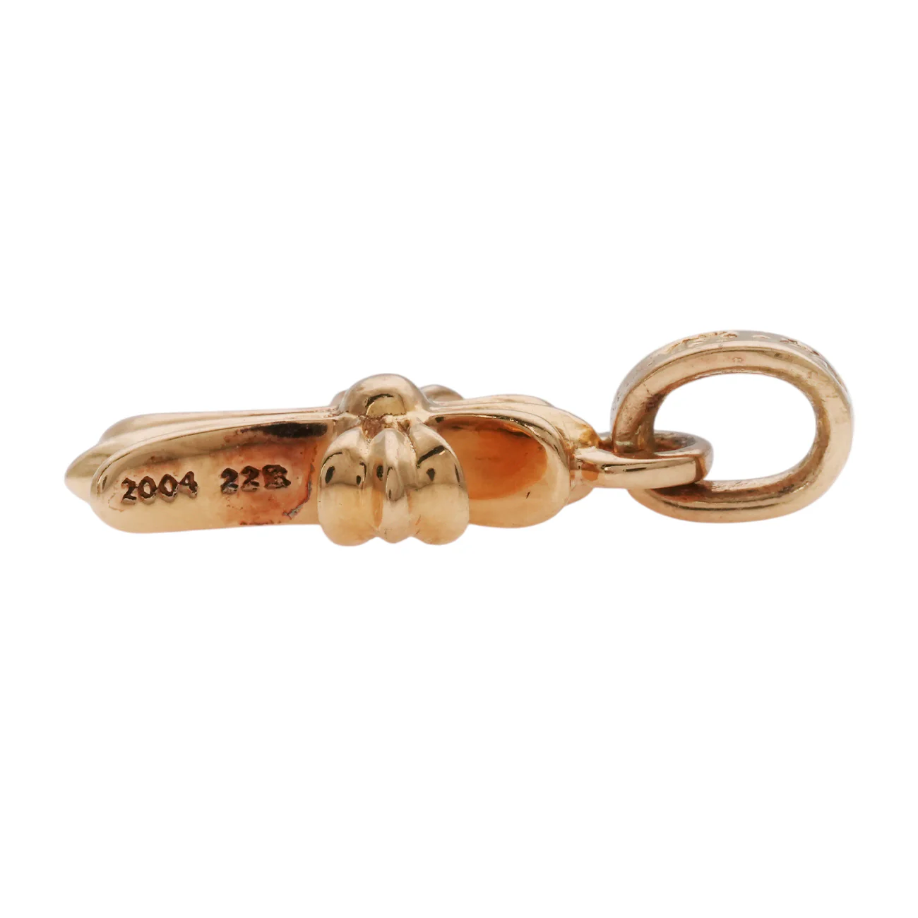 22K ベイビーファット PAVE DIA CRS BBYFAT 【ゴールドネックレストップ チャーム パヴェ ダイヤモンド】 - Image 3