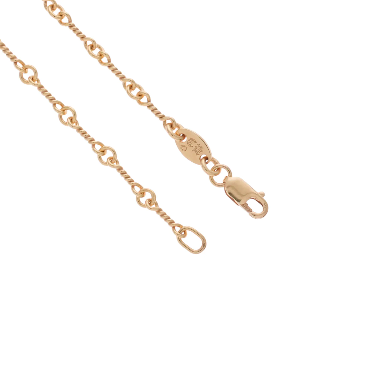 22K ツイストチェーン 20インチ T20 NECK CHAIN 【ゴールドネックレス チェーン】 - Image 4