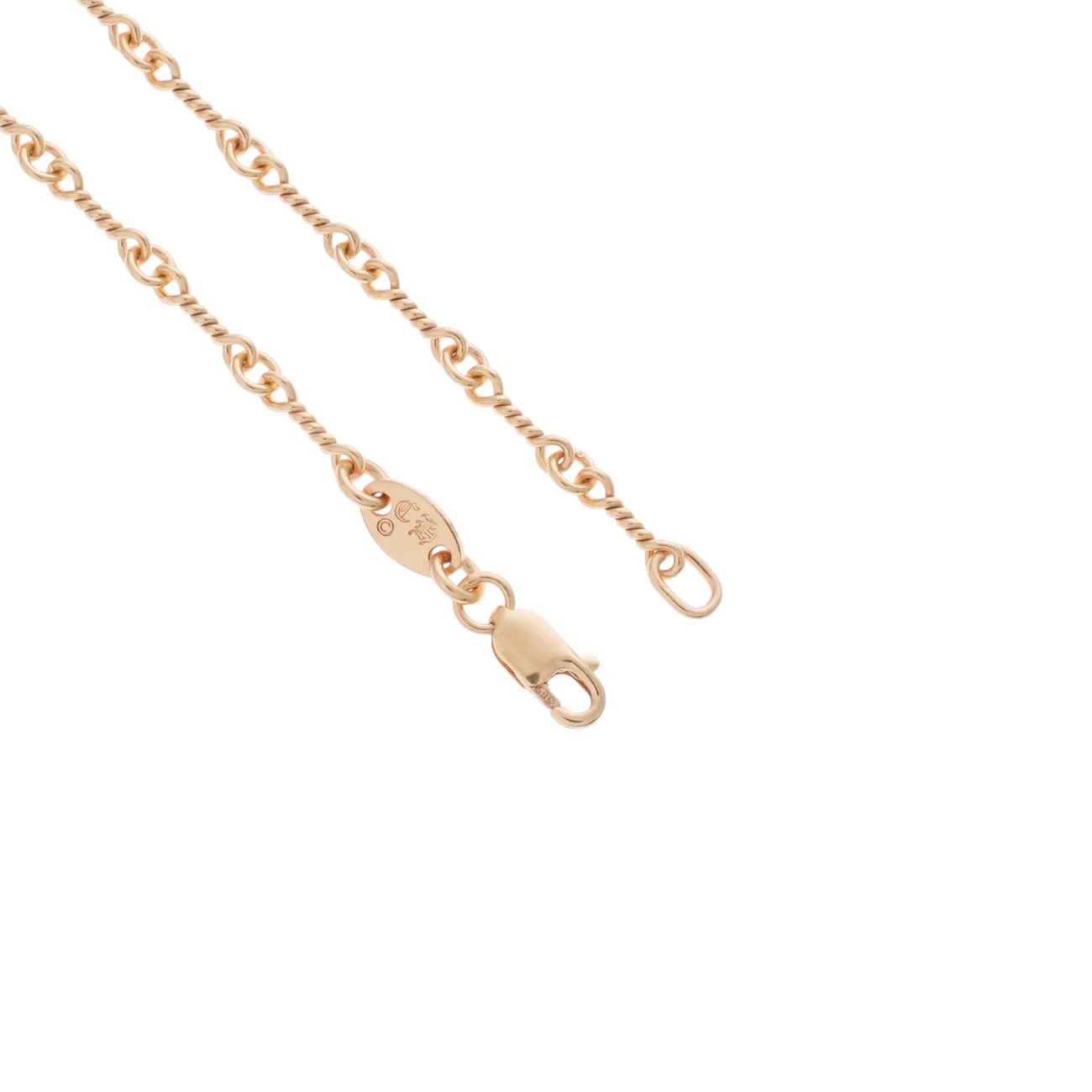 22K ツイストチェーン 20インチ T20 NECK CHAIN 【ゴールドネックレス チェーン】 - Image 4