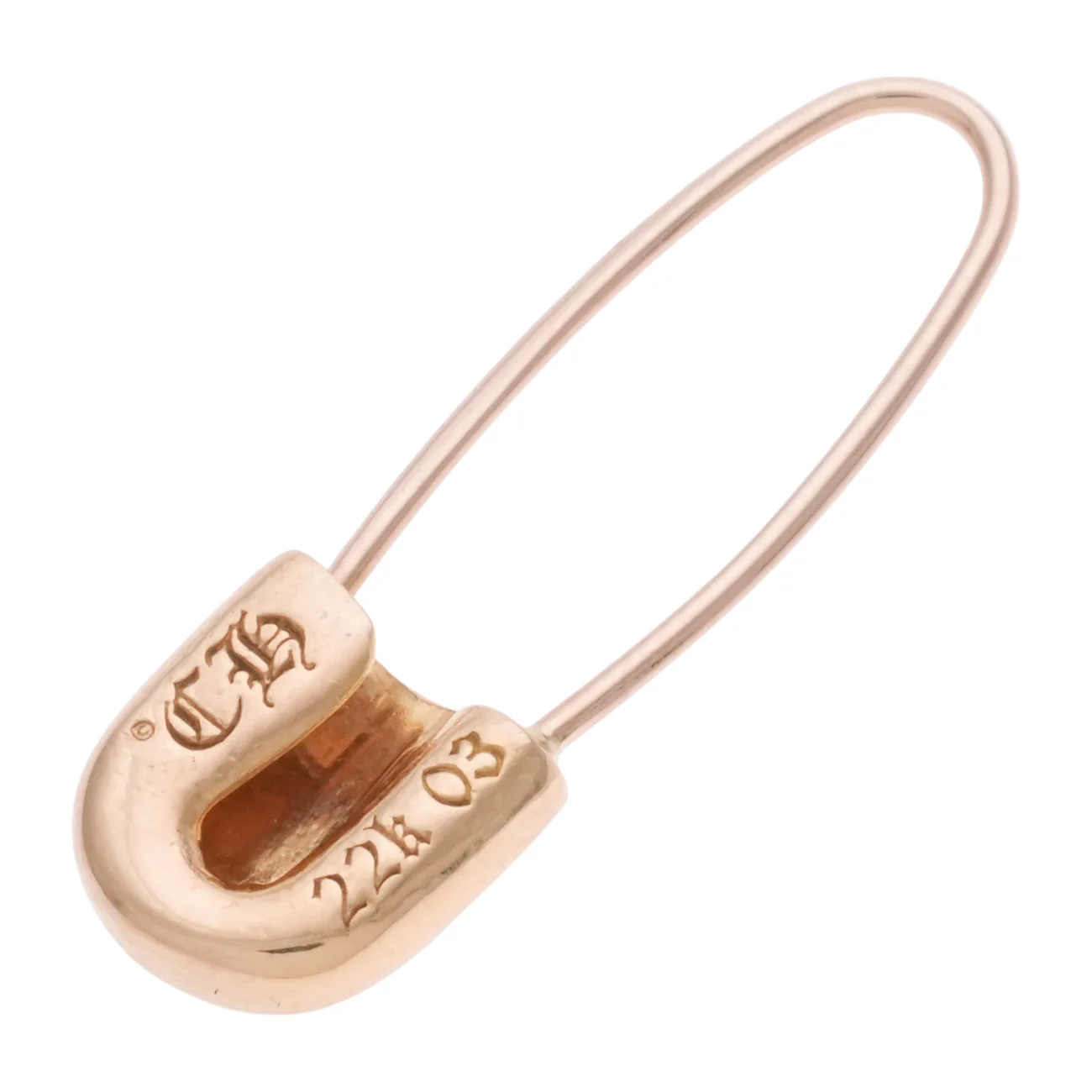 22K セーフティピン CHプラス SAFETY PIN CH PLUS 【ゴールドピアス】 - Image 2