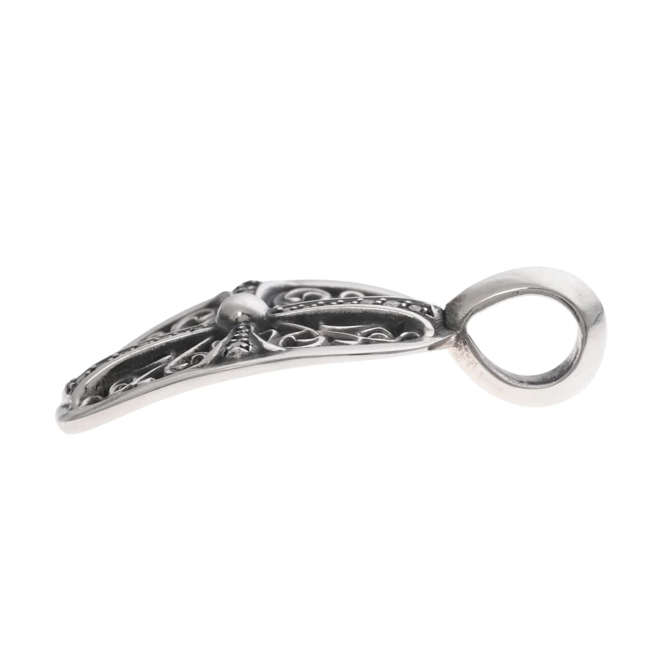 クラシックオーバル PAVE DIA CLASSIC OVAL 【シルバーネックレストップ チャーム パヴェ ダイヤモンド】 - Image 4