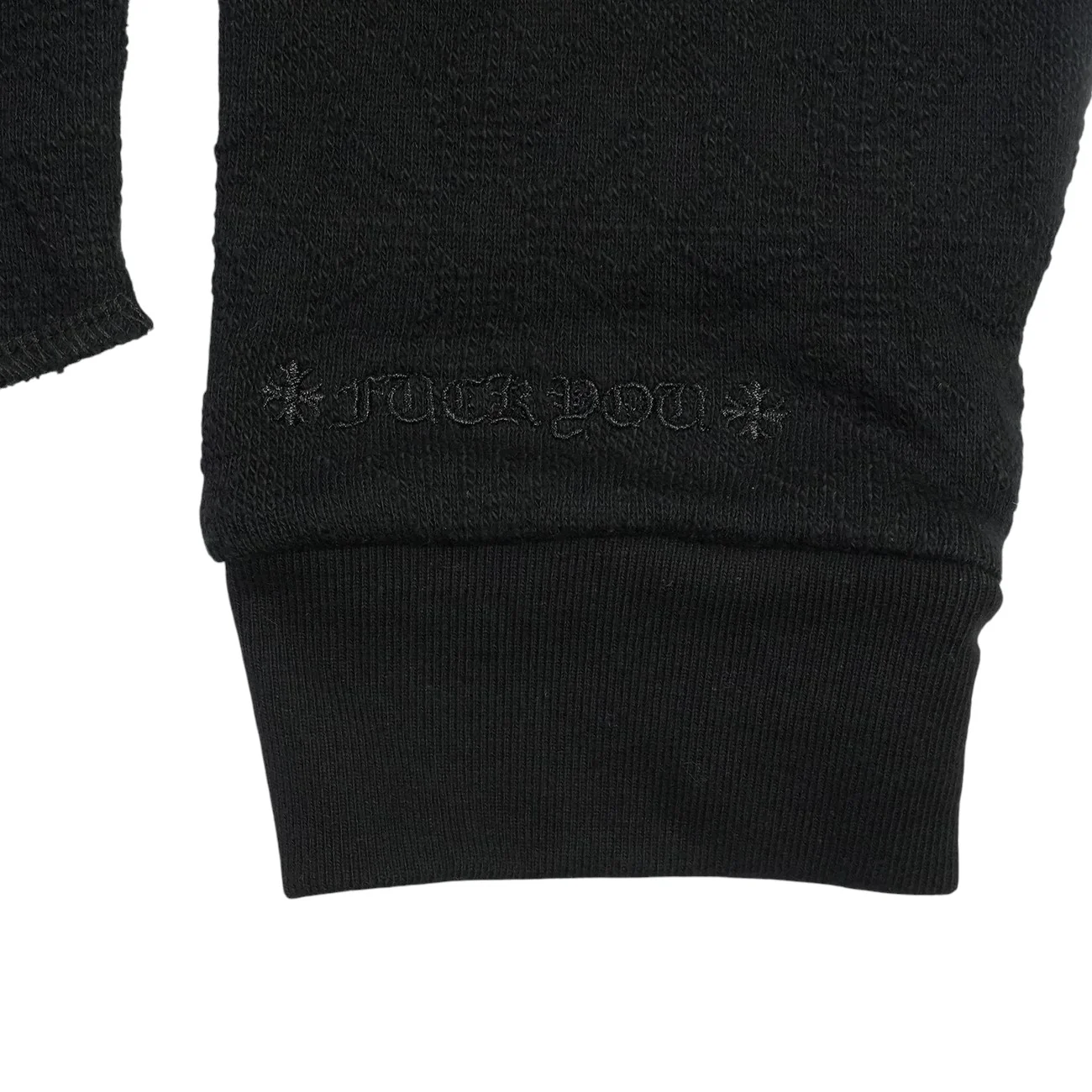 Y NOTCHプラスジャガード総柄 【スウェット】【ブラック】【新品】 SIZE:M - Image 5