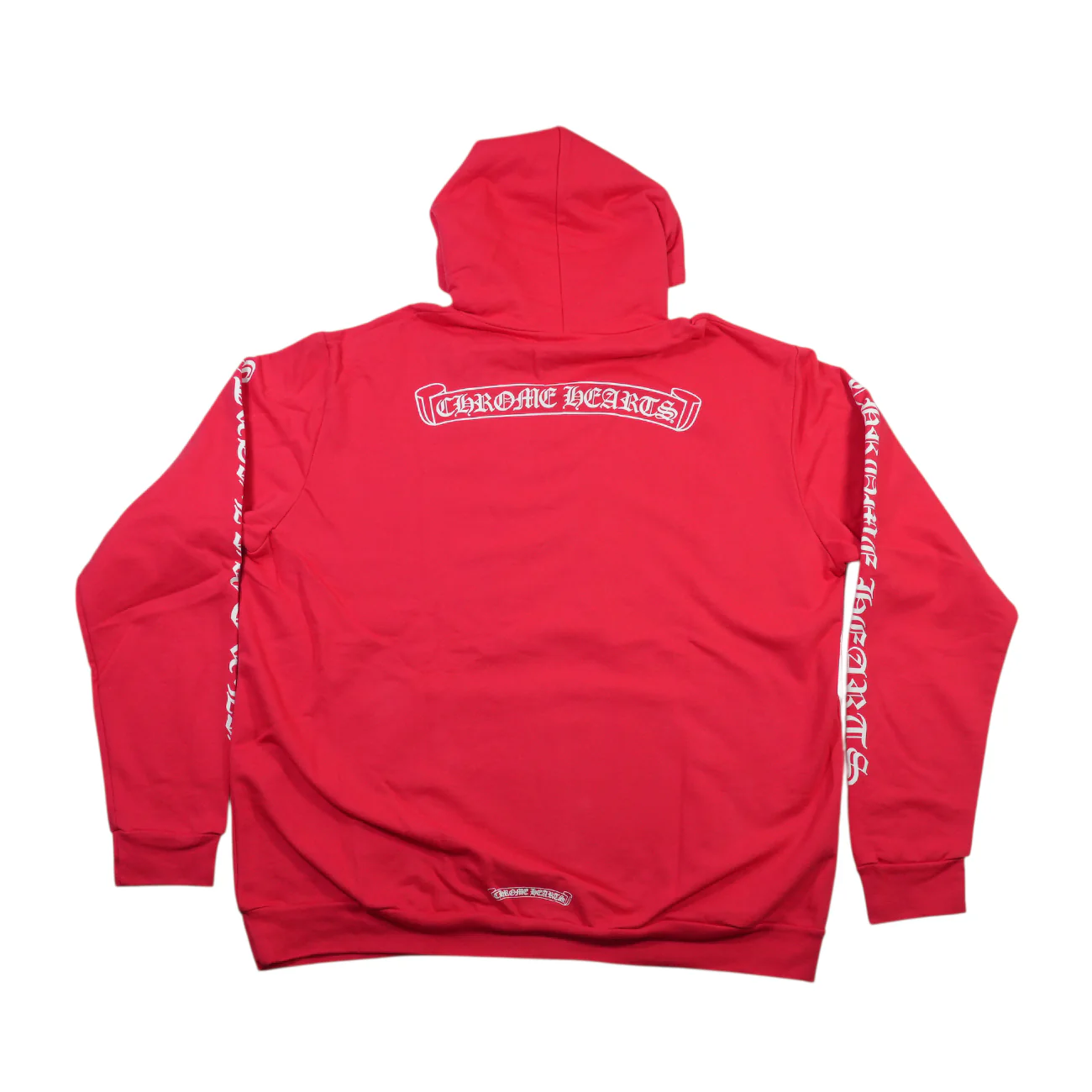 オンライン限定スクロールラベルバックプリント 【パーカー】【レッド】【新品】 SIZE:XL - Image 6