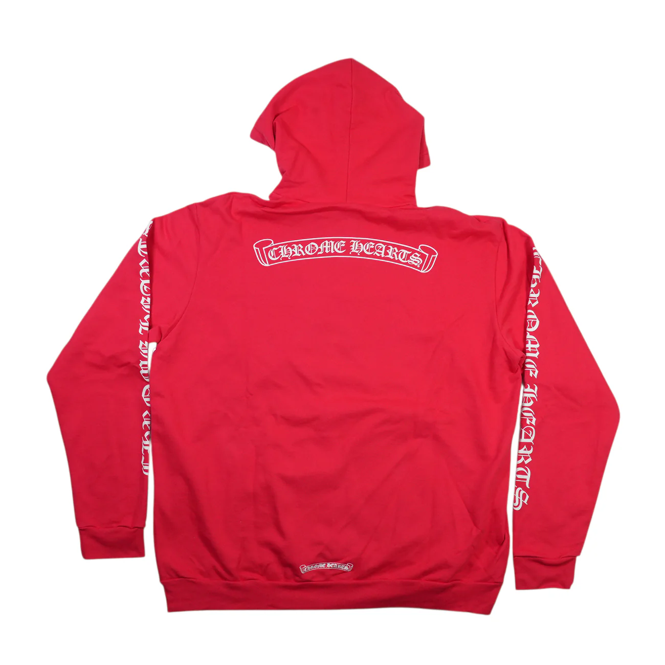 オンライン限定スクロールラベルバックプリント 【パーカー】【レッド】【新品】 SIZE:XL - Image 6