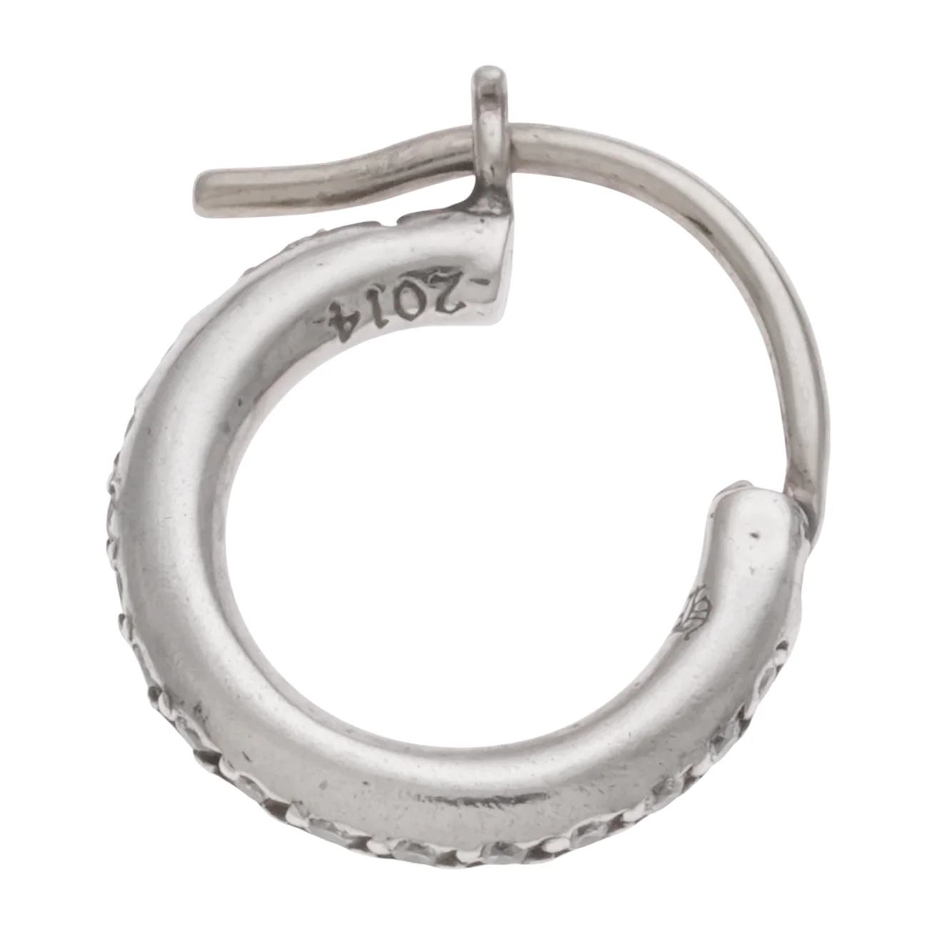 TFL フープ PAVE DIA TFL HOOP 【シルバーピアス パヴェ ダイヤモンド】 - Image 2
