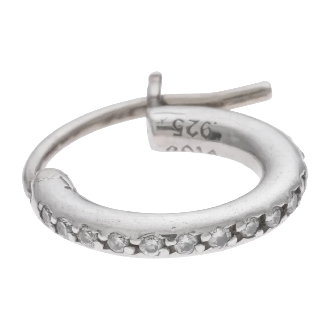 TFL フープ PAVE DIA TFL HOOP 【シルバーピアス パヴェ ダイヤモンド】 - Image 6