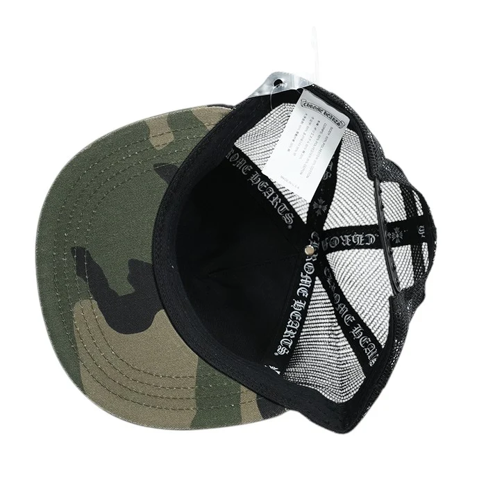 TRUCKER CAP セメタリー刺繍クロスボール付カモフラメッシュ帽子 - Image 7