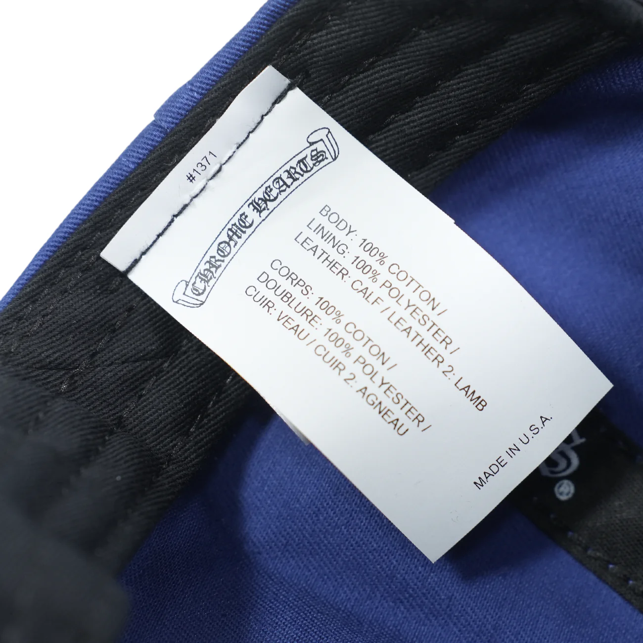 TRUCKER CAP トラッカーキャップ SPACEレザーパッチクロスボール付メッシュ帽子(ブルー×シルバー) - Image 6