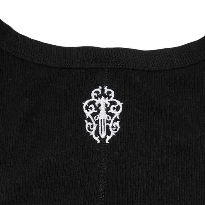 Y NOT ロゴダガー刺繍タンクトップXS - Image 5